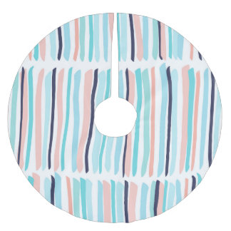 Jupon De Sapin En Polyester Brossé Brush Strokes colorés : Scribble Vintage.