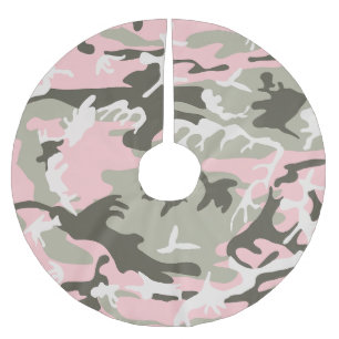 Jupon De Sapin En Polyester Brossé Camouflage rose et vert, Militaire, Armée