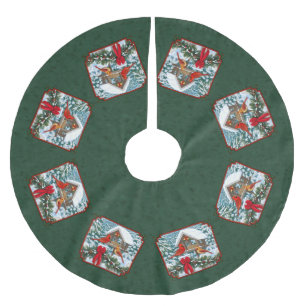 Jupon De Sapin En Polyester Brossé Cardinal Green