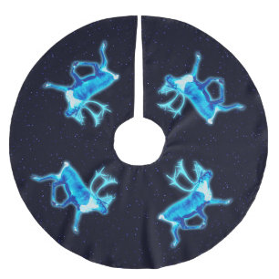 Jupon De Sapin En Polyester Brossé Caribou bleu (rennes)