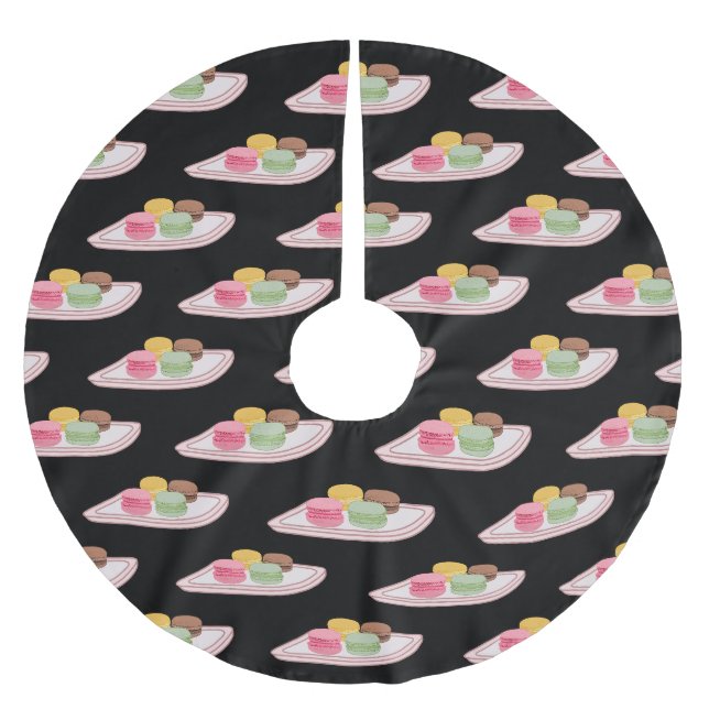 Jupon De Sapin En Polyester Brossé Caricature de Macaron (Devant)