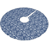 Cheval de Dala blanc et bleu Motif scandinave