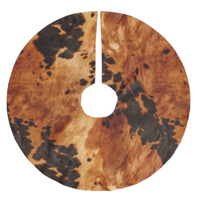 Jupon De Sapin En Polyester Brossé Chic Ouest Brown (Devant)