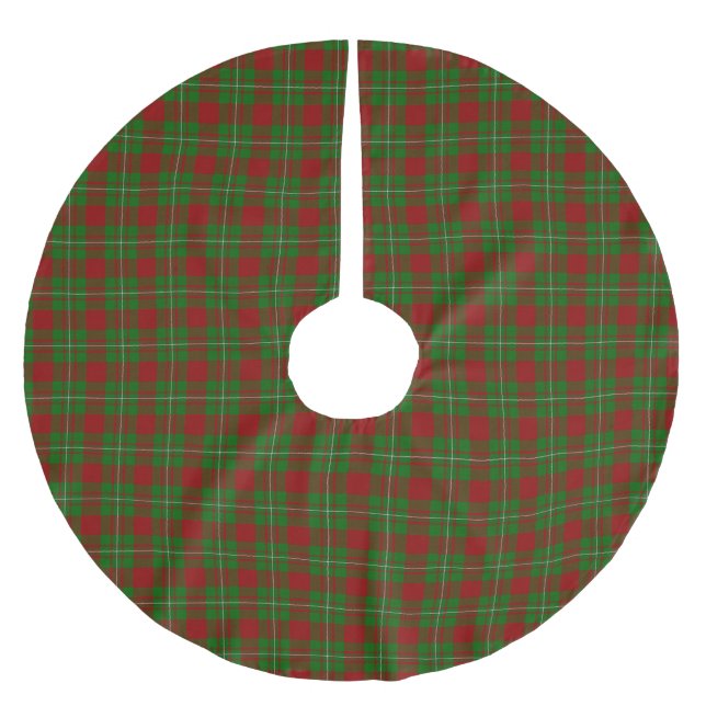 Jupon De Sapin En Polyester Brossé Clan MacGregor Tartan Plaid (Devant)