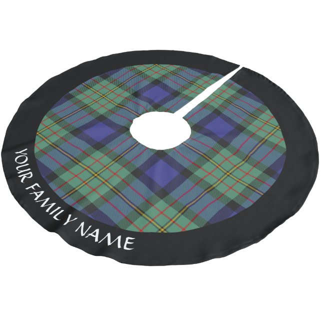 Jupon De Sapin En Polyester Brossé Clan MacLaren Tartan (Angle)