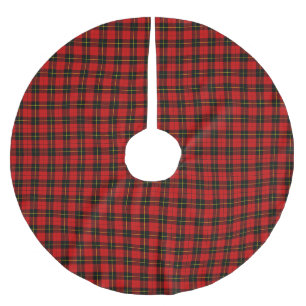 Jupon De Sapin En Polyester Brossé Clan Wallace Tartan