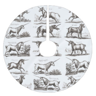 Jupon De Sapin En Polyester Brossé Classique Unicorne Antique Mythique Magie Créature