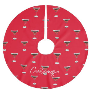 Jupon De Sapin En Polyester Brossé Cocktail Big Red Margarita Boire Thunder_Cove