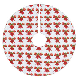 Jupon De Sapin En Polyester Brossé Coloré Rouge Noël Vaches de vacances Cheval