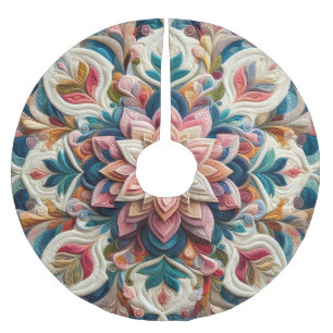 Jupon De Sapin En Polyester Brossé Conception abstraite composée