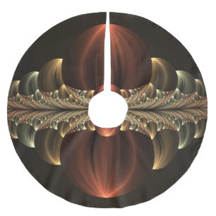 Jupon De Sapin En Polyester Brossé Construction d'Imaginaires Art Fractal Abstrait br