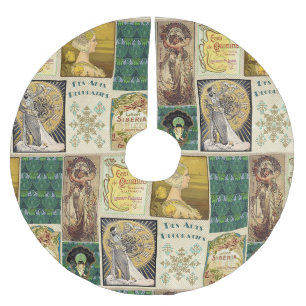 Jupon De Sapin En Polyester Brossé Dames Art Nouveau