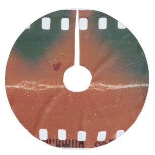 Jupon De Sapin En Polyester Brossé Début de bande de film de 35 mm, rayures cool.