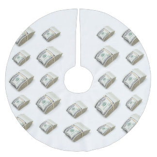 Jupon De Sapin En Polyester Brossé Dollars