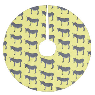 Jupon De Sapin En Polyester Brossé Donkey cartoon