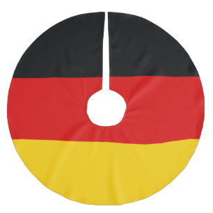 Jupon De Sapin En Polyester Brossé Drapeau allemand