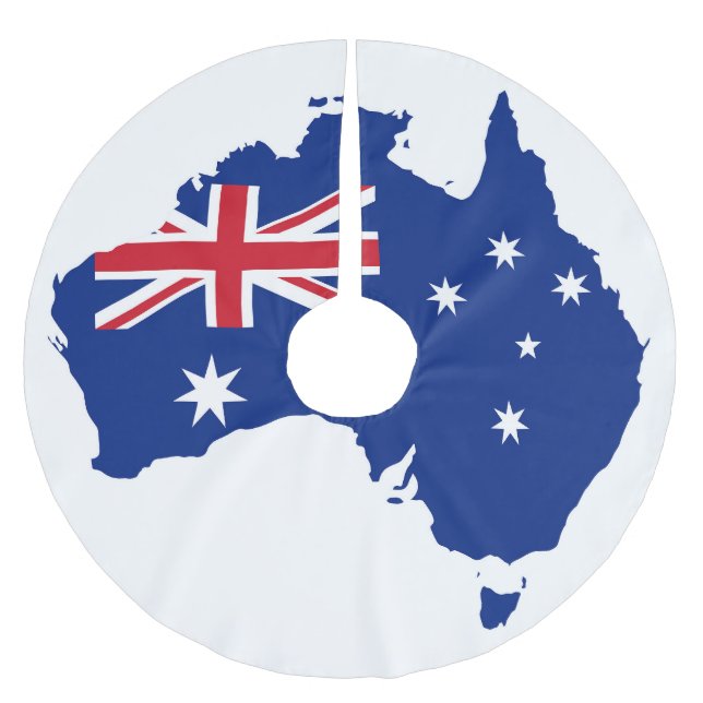Jupon De Sapin En Polyester Brossé Drapeau australien (Devant)