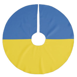 Jupon De Sapin En Polyester Brossé Drapeau d'Ukraine