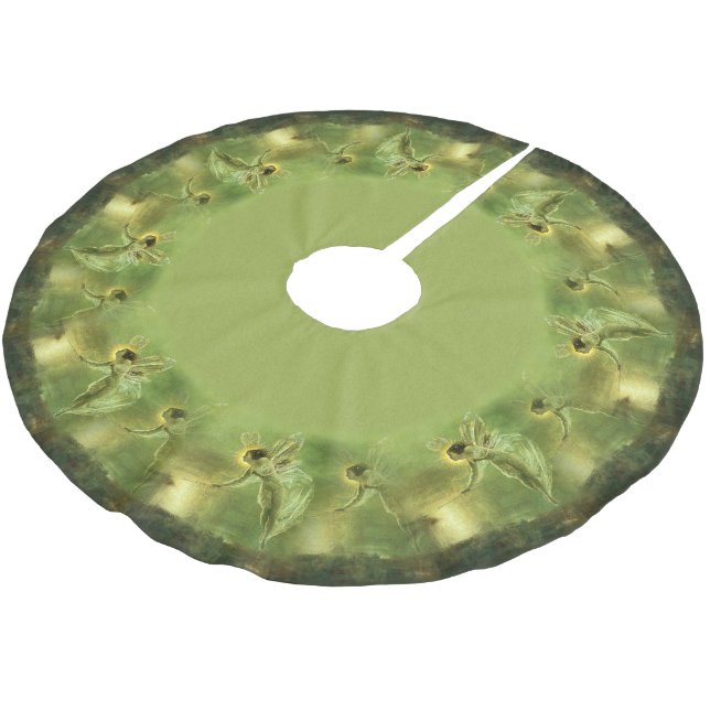 Jupon De Sapin En Polyester Brossé Esprit de la fée de nuit (Angle)