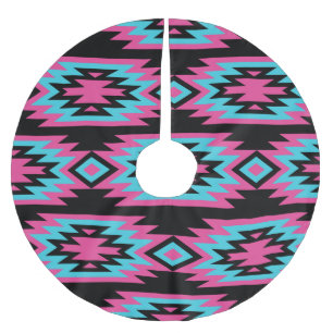 Jupon De Sapin En Polyester Brossé Ethnic American Indian : Motifs aztèques.