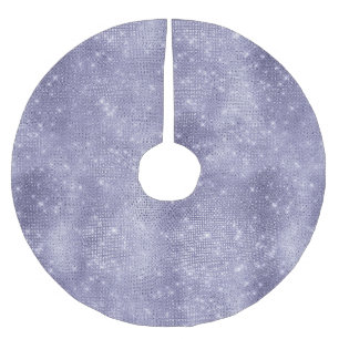 Jupon De Sapin En Polyester Brossé Étincelle de rêve pourpre