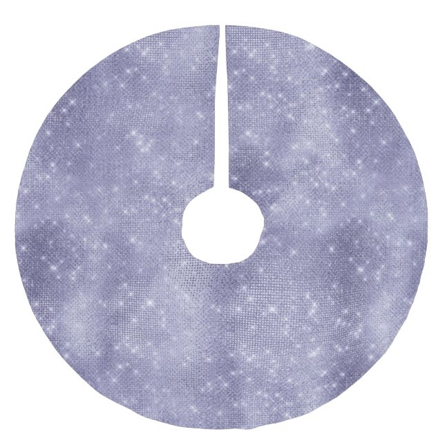 Jupon De Sapin En Polyester Brossé Étincelle de rêve pourpre (Devant)