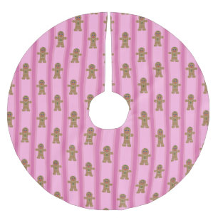 Jupon De Sapin En Polyester Brossé Fun et fantaisie Pain d'épices rose Homme