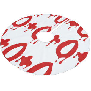 Jupon De Sapin En Polyester Brossé Groupe sanguin O+ Positif #Hôpital d'horreur