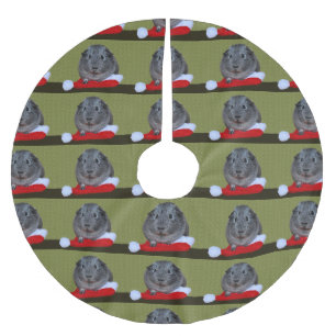 Jupon De Sapin En Polyester Brossé Guinea Pig Christmas