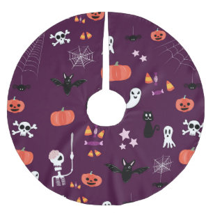 Jupon De Sapin En Polyester Brossé Halloween