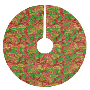 Jupon De Sapin En Polyester Brossé Haus De Camo Gold Motif