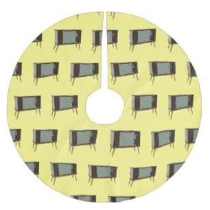 Jupon De Sapin En Polyester Brossé Illustration de dessin télévisé