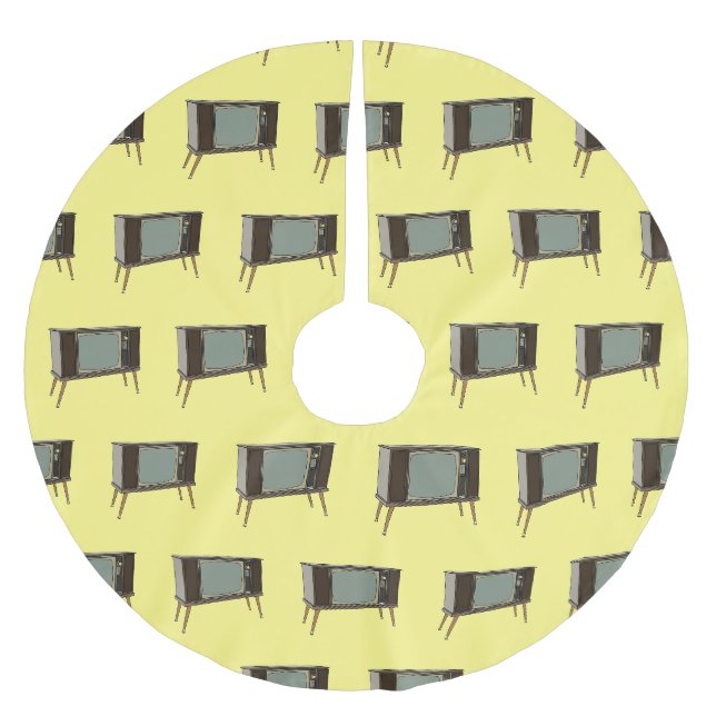 Jupon De Sapin En Polyester Brossé Illustration de dessin télévisé (Devant)