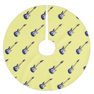 Jupon De Sapin En Polyester Brossé Illustration de guitare électrique