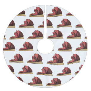 Jupon De Sapin En Polyester Brossé Illustration de jambon