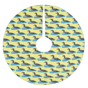Jupon De Sapin En Polyester Brossé Illustration de Loon bird