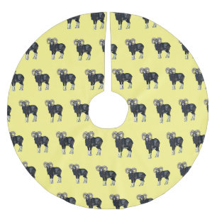 Jupon De Sapin En Polyester Brossé Illustration de mouflon, mouton