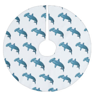 Jupon De Sapin En Polyester Brossé Illustration de requin marteau