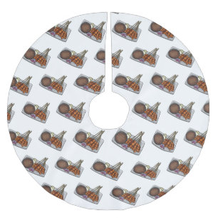 Jupon De Sapin En Polyester Brossé Illustration de Satay