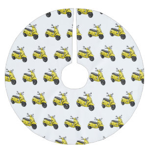 Jupon De Sapin En Polyester Brossé Illustration d'une moto cyclable