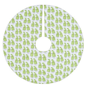 Jupon De Sapin En Polyester Brossé Illustration d'une paire de poires mignonne