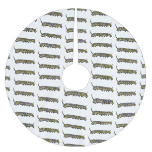 Jupon De Sapin En Polyester Brossé Illustration Monarch caterpillar