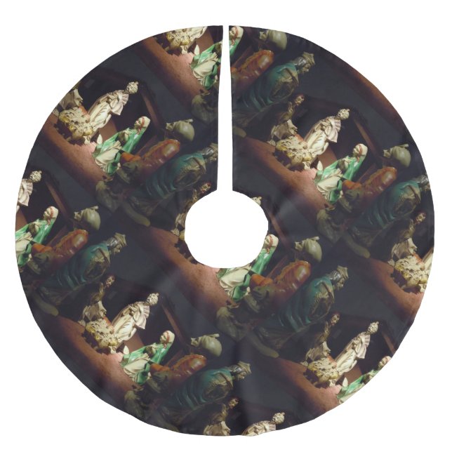 Jupon De Sapin En Polyester Brossé Joie au monde (Devant)