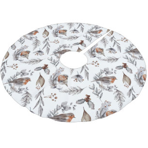 Jupon De Sapin En Polyester Brossé Joli Rustique hiver semence Noël