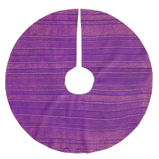 Jupon De Sapin En Polyester Brossé Joli violet et rose Motif des rayures désespérées