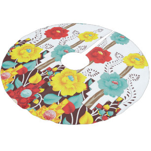 Jupon De Sapin En Polyester Brossé Jupe arborescente