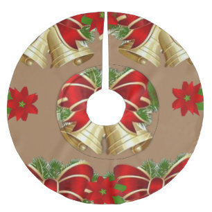 Jupon De Sapin En Polyester Brossé Jupe d'arbre de Noël
