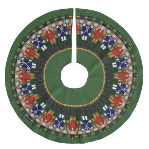 Jupon De Sapin En Polyester Brossé Jupe d'arbre de Noël de Nutcracker