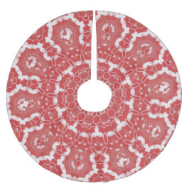 Jupon De Sapin En Polyester Brossé Jupe d'arbre décoratif rose