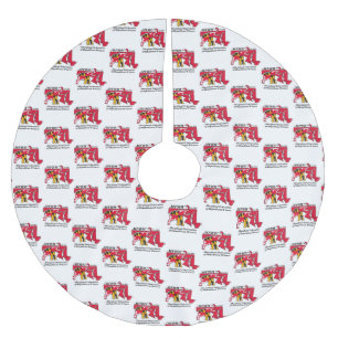Jupon De Sapin En Polyester Brossé Jupe d'arbre MFRW